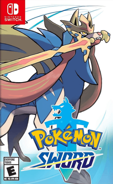 Pokemon Sword box art for Nintendo Switch
